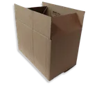 Caixa de papelão invertida